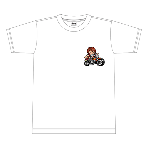 【がっきー】オリジナルミニキャラTシャツ（ホワイト）