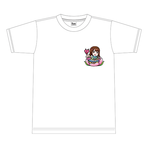 【果生梨】オリジナルミニキャラTシャツ（ホワイト）