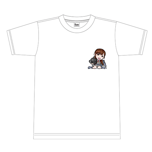 【倖田柚希】オリジナルミニキャラTシャツ（ホワイト）