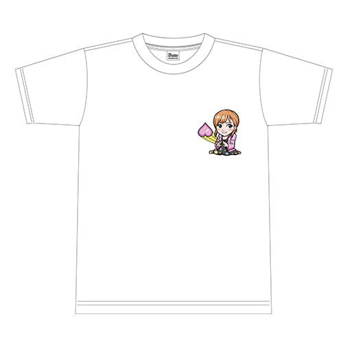 【水木美帆】オリジナルミニキャラTシャツ（ホワイト）