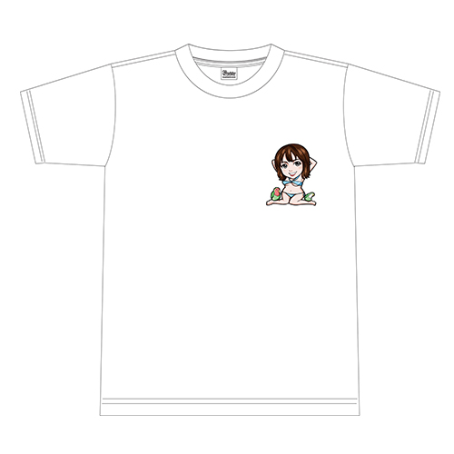 【ナミ】オリジナルミニキャラTシャツ（ホワイト）